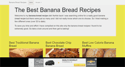 Desktop Screenshot of bestbananabreadrecipes.com